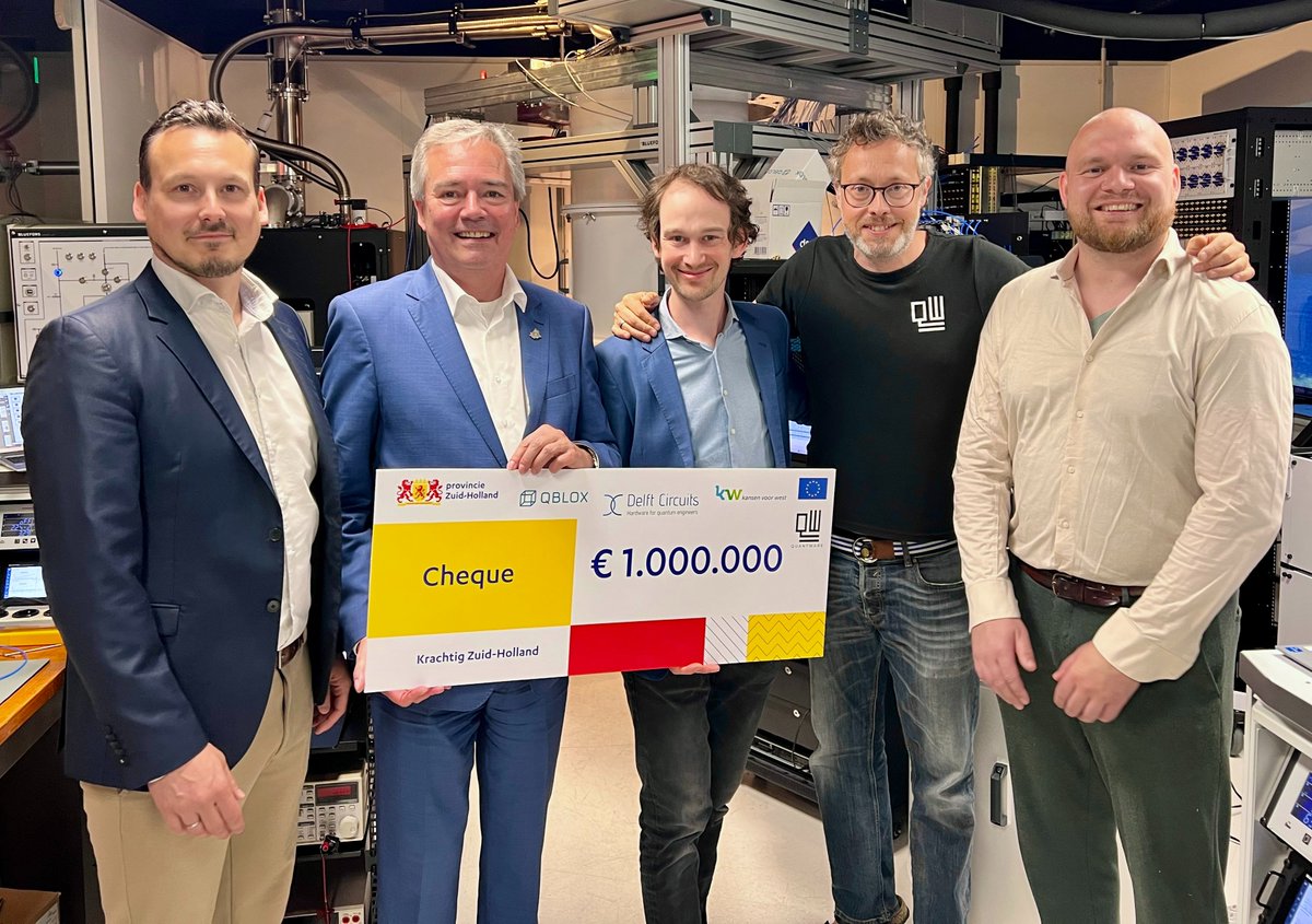 🎉 We just secured another €1M to perfect 2Q gate fidelity and double down on QOA!

We officially kicked off Project HAVIK together with @Qblox and @DelftCircuits to push 2Q gate performance to the state-of-the-art and unlock QEC at scale. 🚀

Read More: bit.ly/44e4EBZ
