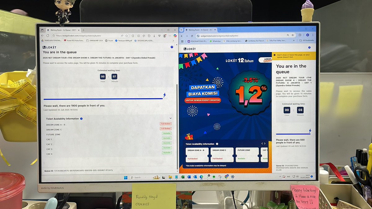ADAKAH YG MAUUUU??? #THEDREAMSHOW4 dikit lagi masukkkkk gaissssss