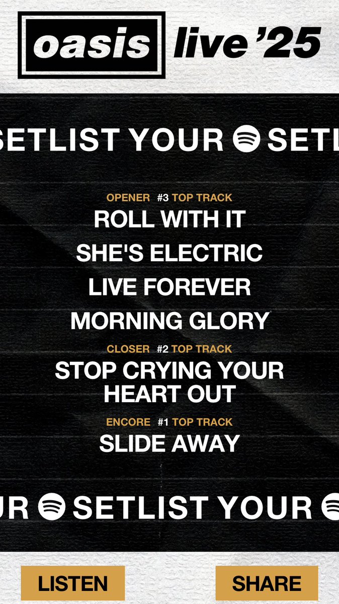 Happy with that. <a href="/oasis/">Oasis</a> #oasiscardiff #oasislive25