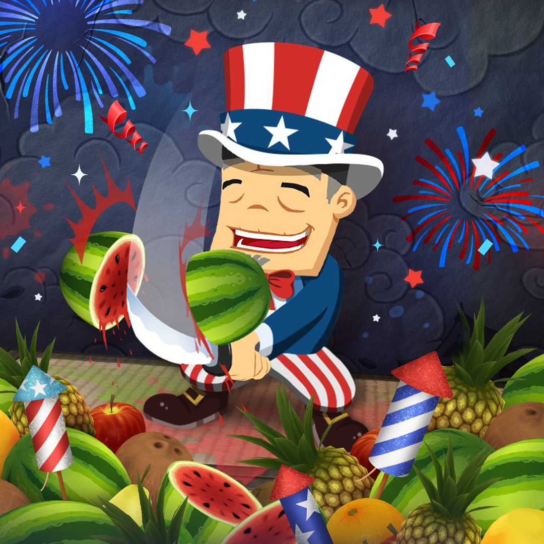 Slice your way through scores of fruit to earn the Old Glory Blade and The Star-Spangled Dojo in 🍉Fruit Ninja Classic!🍉