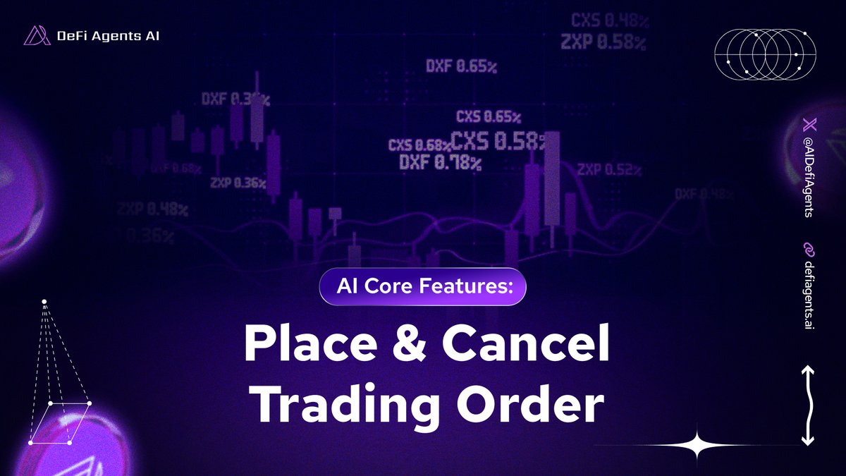 🟢 Place Orders Easily with #DeFiAgentsAI

Need to trade Spot or Futures? Just send your order details and let the AI handle the rest.

The bot will guide you through exchange login and confirm placement. Seamless, smart, and secure. 💼

Ready to automate your next move?
To be