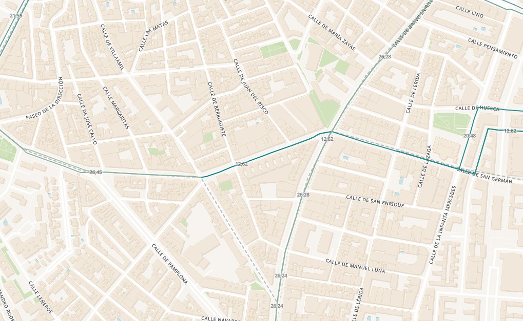 Es gracioso que justo ese tramo sea una de las zonas con menor velocidad de coche de la ciudad.