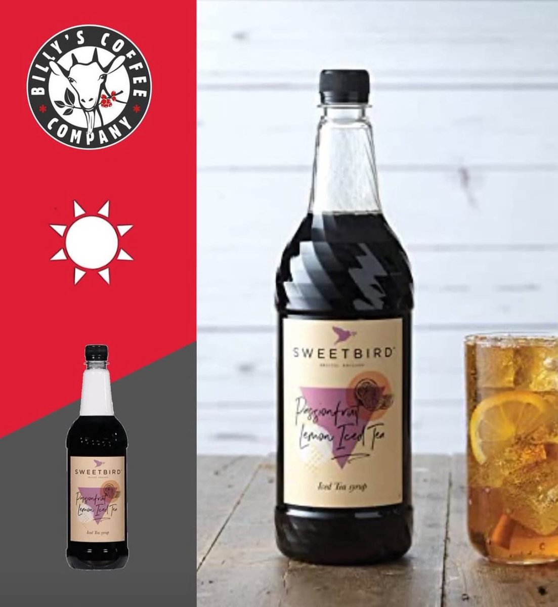 Billys Coffee Co (@billyscoffeeco) on Twitter photo Our Passionfruit Lemon Iced Tea syrup recipe of lemon juice, passionfruit juice and real tea extract creates a tropical flavour that quenches thirsts and cleanses palates.
Order with us today:
Telephone: 0800 292 2868
Email: info@billyscoffee.co.uk
#colddrinks #tea Our Passionfruit Lemon Iced Tea syrup recipe of lemon juice, passionfruit juice and real tea extract creates a tropical flavour that quenches thirsts and cleanses palates.
Order with us today:
Telephone: 0800 292 2868
Email: info@billyscoffee.co.uk
#colddrinks #tea