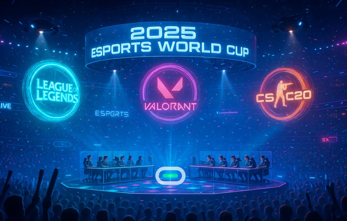 🎮 The #EsportsWorldCup 2025 kicks off July 7 in Saudi Arabia — bringing over a month of elite competition across top titles like #LoL, #Dota2, #CS2, and #Fortnite.

Global teams and non-stop action.
This is esports on a whole new level. 

🌍Learn More: 
[deeplink.cloud/blogInfo/2025-…