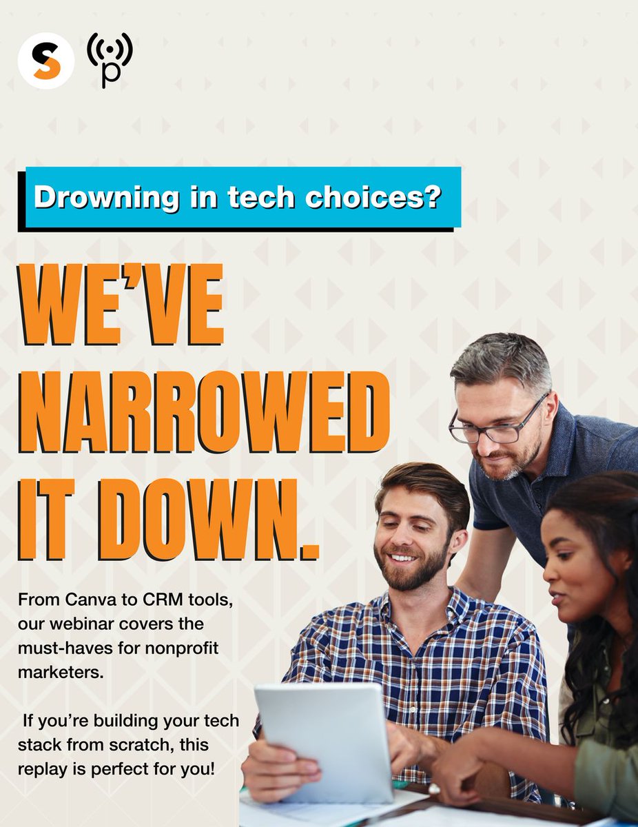 TechSoupSAfrica's tweet image. Explore top tools for nonprofit marketers, from Canva to CRM, in our webinar. Building your tech stack? This replay is invaluable. Watch to align your marketing tools and avoid decision paralysis.

Find out more: buff.ly/4scBsS9 

#techfornonprofits #marketingmadeasy