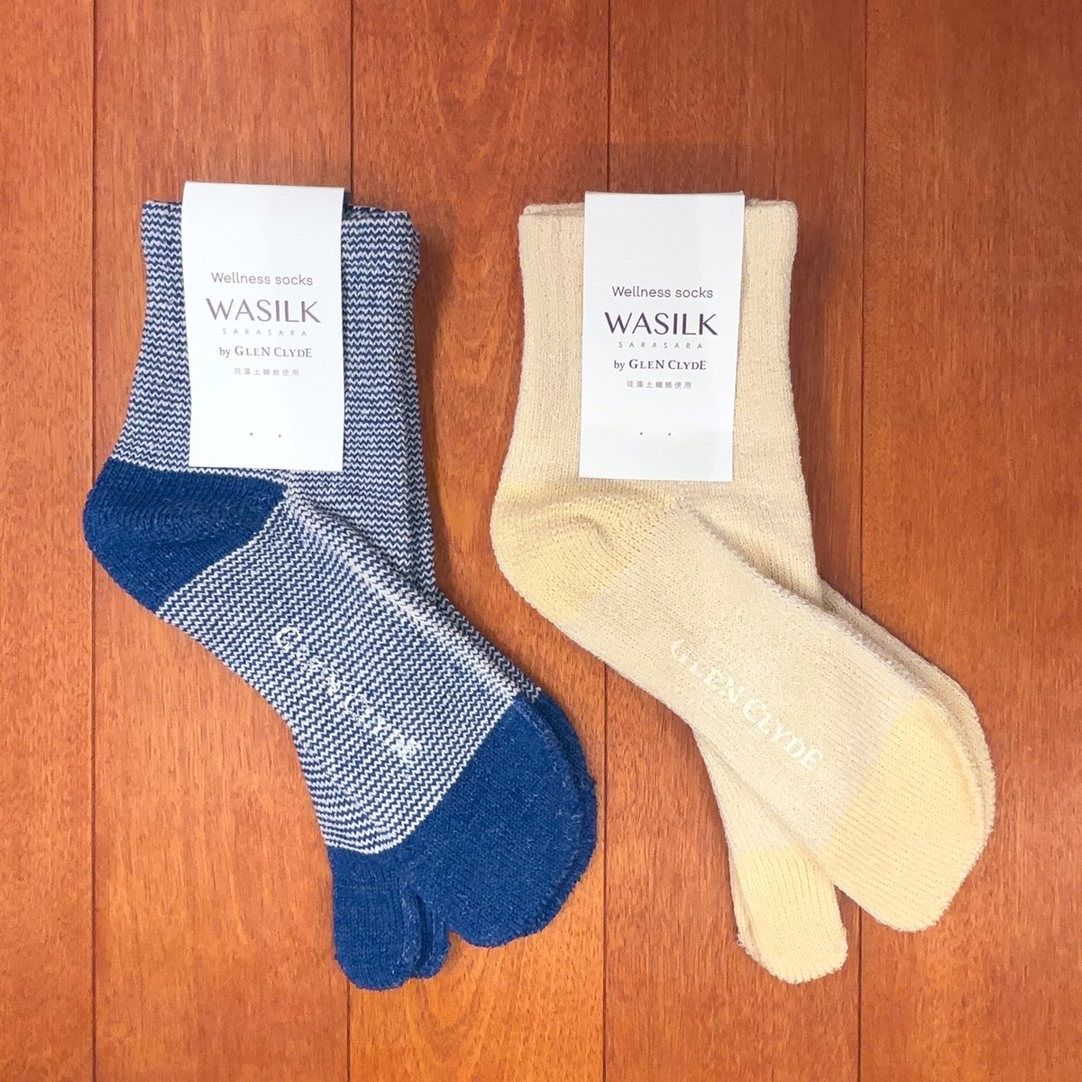 glenclydesocks's tweet photo. ＼＼♫蒸れない足袋ソックスあります♫／／

こちらの“WASILK PIGGY“は、
和紙、シルク、珪藻土繊維を使用した「蒸れとさよならするソックス/WASILKシリーズ」なので、蒸れ感が少なくてオススメです‼️

【Wellness】
item:WASILK PIGGY/蒸れとさよならするソックス
size:23-27.5cm
price:¥2,970

#靴下 https://t.co/Jl9MvK7q61