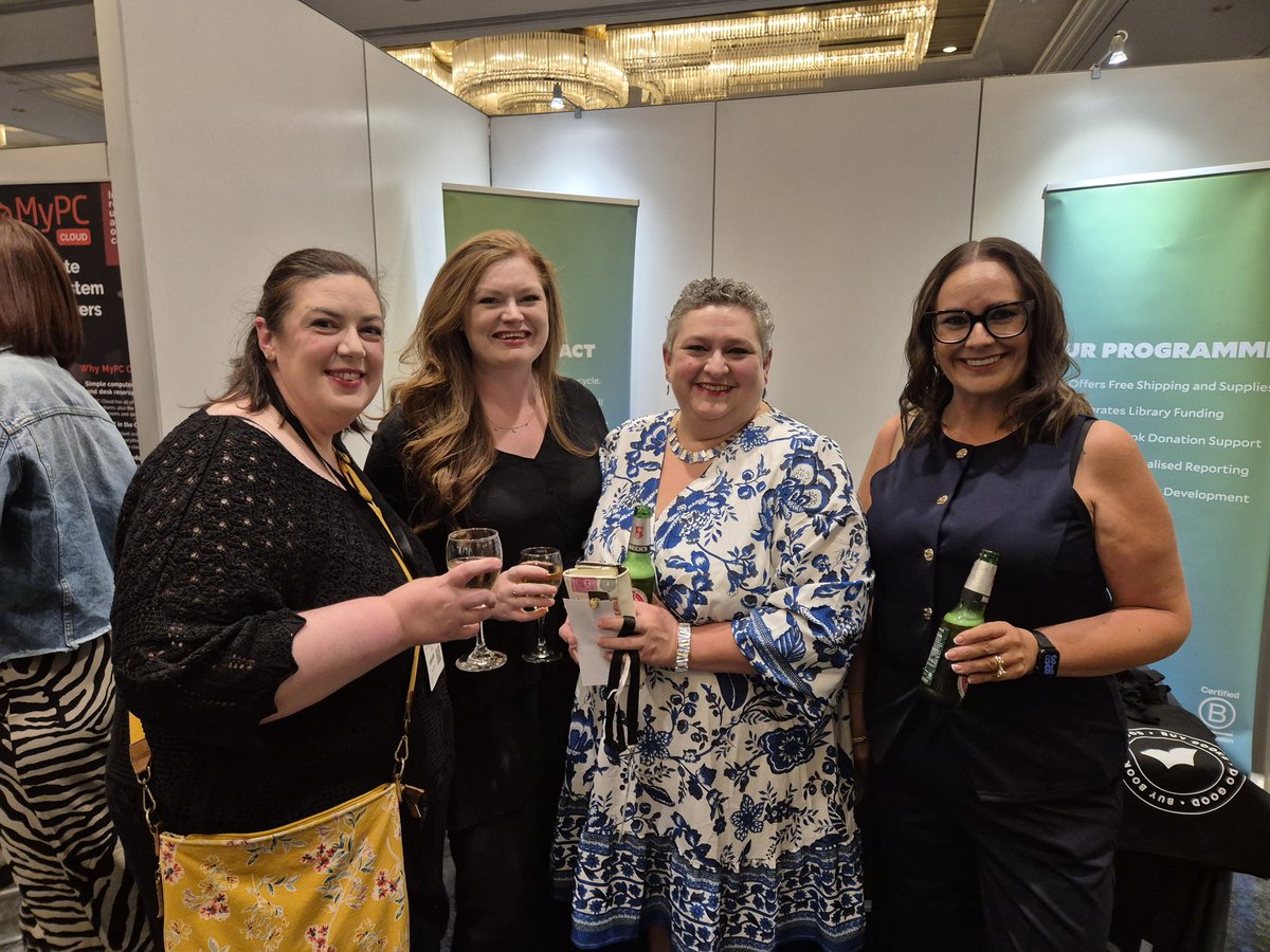 Anna Rankin (@annarankin16) on Twitter photo Lovely dinner last night at the #CILIPConf25. I am extremely thankful to <a href="/CILIPinWales/">CILIP Cymru Wales 🏴</a> for the opportunity to attend both days. What an experience!
We've made new friends, danced the night away, and enjoyed a lot of food. Looking forward to today's programme. Lovely dinner last night at the #CILIPConf25. I am extremely thankful to <a href="/CILIPinWales/">CILIP Cymru Wales 🏴</a> for the opportunity to attend both days. What an experience!
We've made new friends, danced the night away, and enjoyed a lot of food. Looking forward to today's programme.