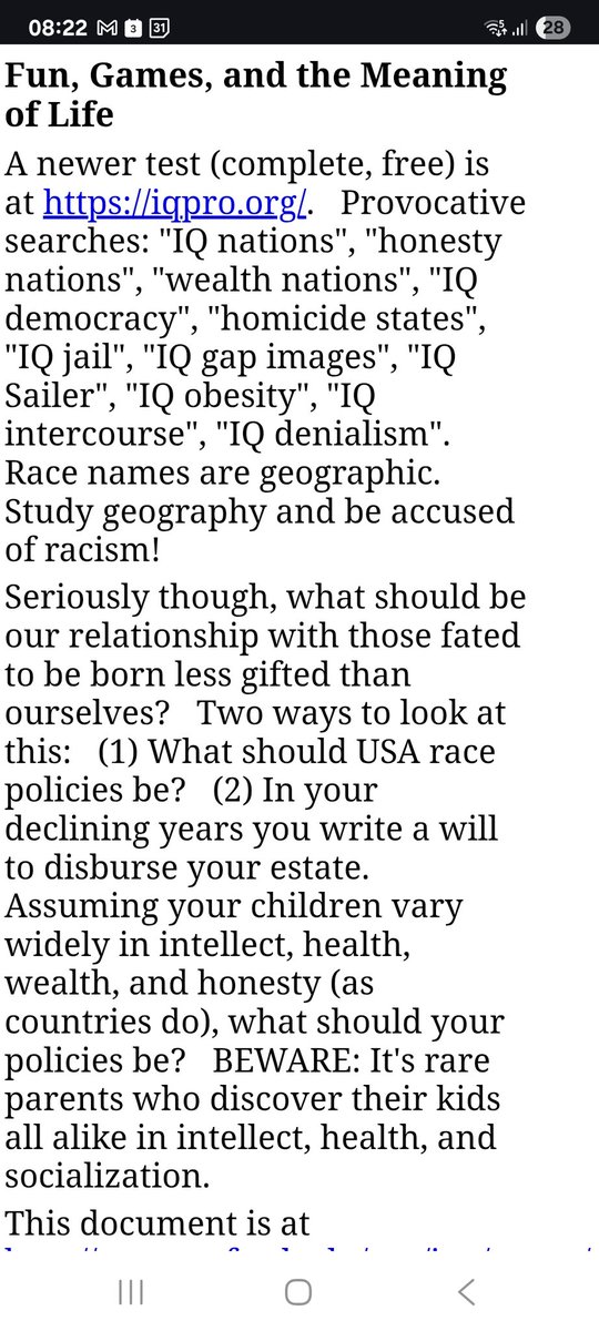 Edward Chester (@ed_chester) on Twitter photo Not impressed that <a href="/Stanford/">Stanford University</a> is hosting this page describing Raven's matrices. Nice bit of racism to go with your explanation of an IQ test. Oh, and the linked test isn't free either. sep.stanford.edu/sep/jon/raven/ Not impressed that <a href="/Stanford/">Stanford University</a> is hosting this page describing Raven's matrices. Nice bit of racism to go with your explanation of an IQ test. Oh, and the linked test isn't free either. sep.stanford.edu/sep/jon/raven/