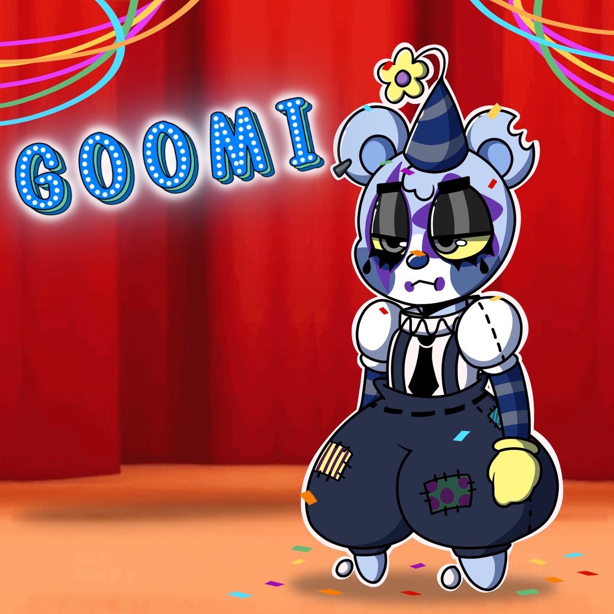 WELCOME OUR NEWEST MEMBER OF THE CIRCUS EVERYONE!! AREN’T THEY JUST A BALL OF SUNSHINE? 🙂💙🧸

#tadc #TheAmazingDigitalCircus #TADCoc #oc