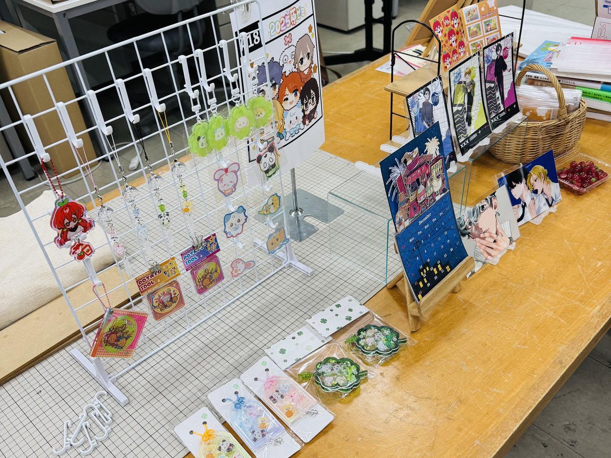 7/4開催の創作物販売イベント「成安コミック楽市22」、原ゼミ出展します！
A18です、よろしくお願いします

出展準備中〜🎶