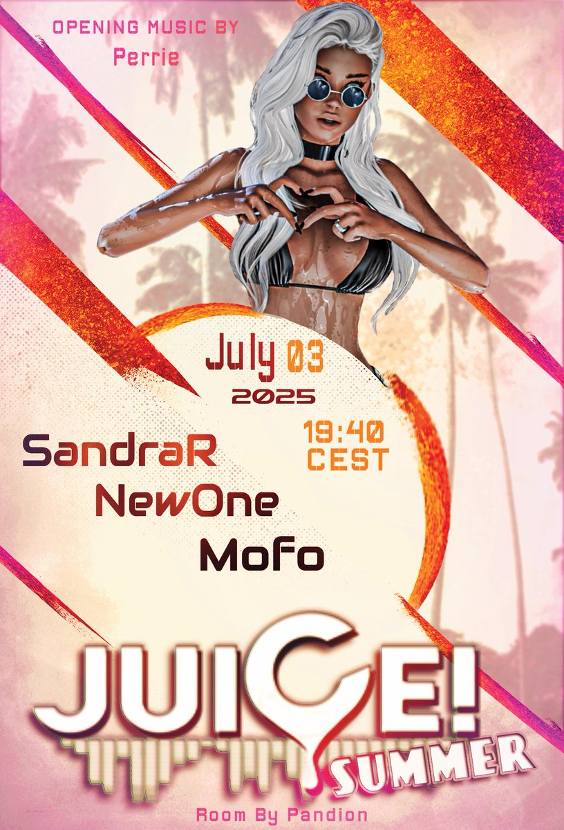 แดแดษชCแด! (@juice_3dxchat) on Twitter photo ๐ขTaste the Summer on JuiCe! day ๐ง๐
Energetic tunes from great live DJs, happy people, summer vibes, a wild local chat, & more โค๏ธ๐งก๐
We are looking forward to partying with you at JuiCe! โบ เดเฒฒเตนเตนะเชฐ ๐๏ธ
Explore, chat, laugh, flirt, & dance like no one is watching ๐
Doors ๐ขTaste the Summer on JuiCe! day ๐ง๐
Energetic tunes from great live DJs, happy people, summer vibes, a wild local chat, & more โค๏ธ๐งก๐
We are looking forward to partying with you at JuiCe! โบ เดเฒฒเตนเตนะเชฐ ๐๏ธ
Explore, chat, laugh, flirt, & dance like no one is watching ๐
Doors