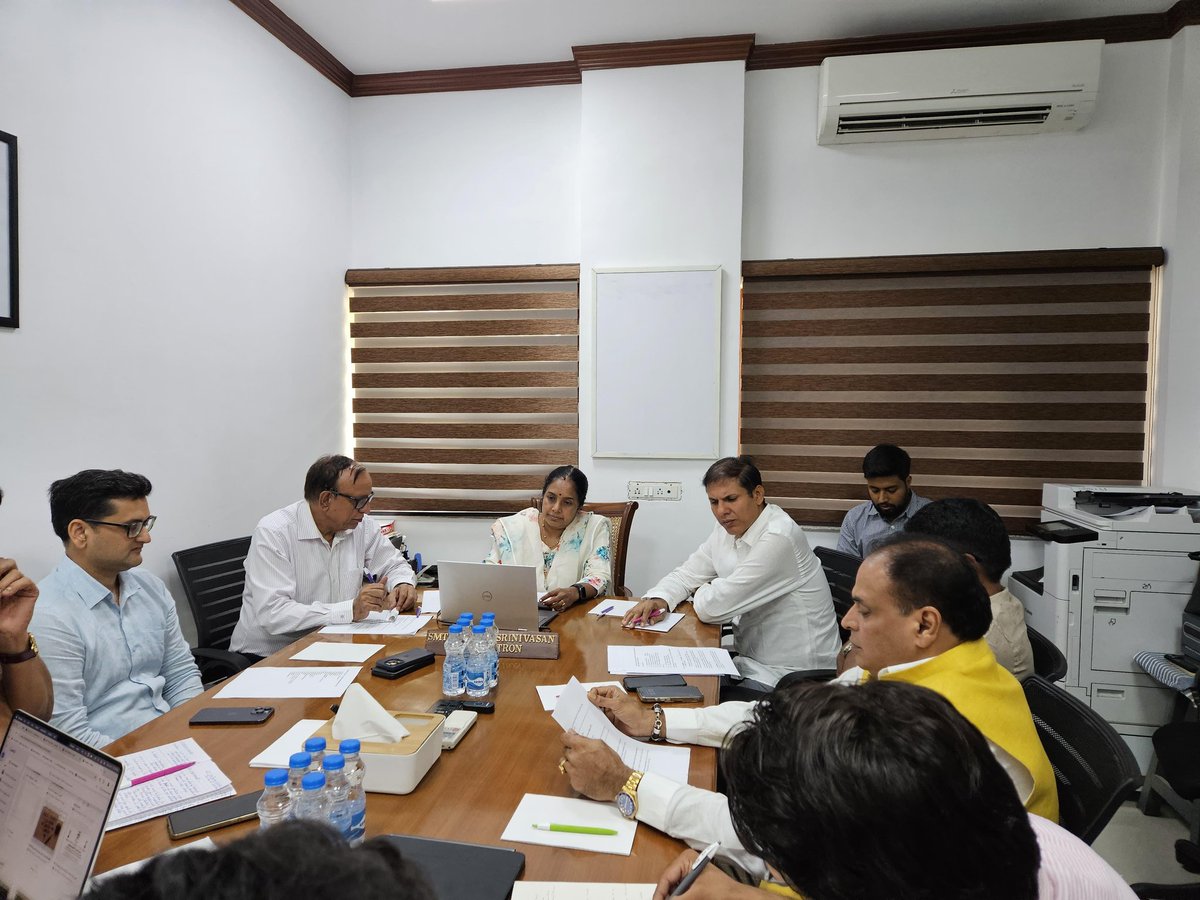 Vanathi Srinivasan (@vanathibjp) on Twitter photo Attended & addressed the LOC meeting today in Delhi at the <a href="/PCI_IN_Official/">Paralympic Committee of India</a> office for the upcoming New Delhi 2025 World Para Athletics Championships (SeptтАУOct 2025). Reviewed preparation progress and congratulated the PCI team on their successful logo launch in June. Attended & addressed the LOC meeting today in Delhi at the <a href="/PCI_IN_Official/">Paralympic Committee of India</a> office for the upcoming New Delhi 2025 World Para Athletics Championships (SeptтАУOct 2025). Reviewed preparation progress and congratulated the PCI team on their successful logo launch in June.