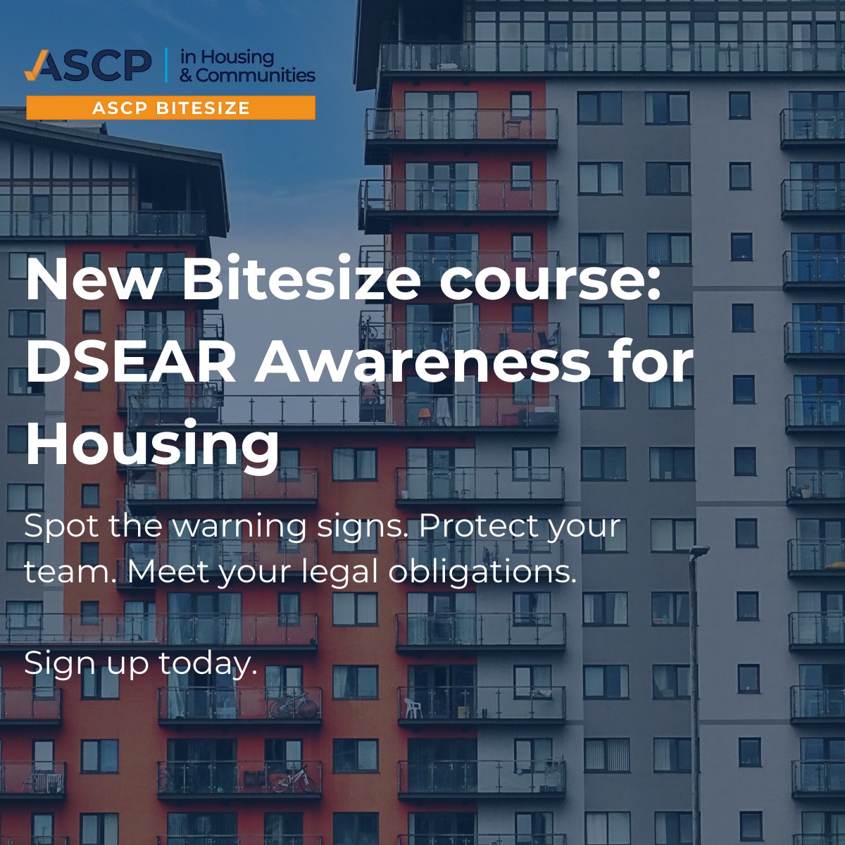 116 explosions. 121 injuries. 8 lives lost.
All in the last five years, and all preventable.

The risks under DSEAR go beyond gas.

Aerosols, cleaning fluids and fuels can all create explosive atmospheres in housing.

Our new Bitesize DSEAR Awareness course is live now.

Book
