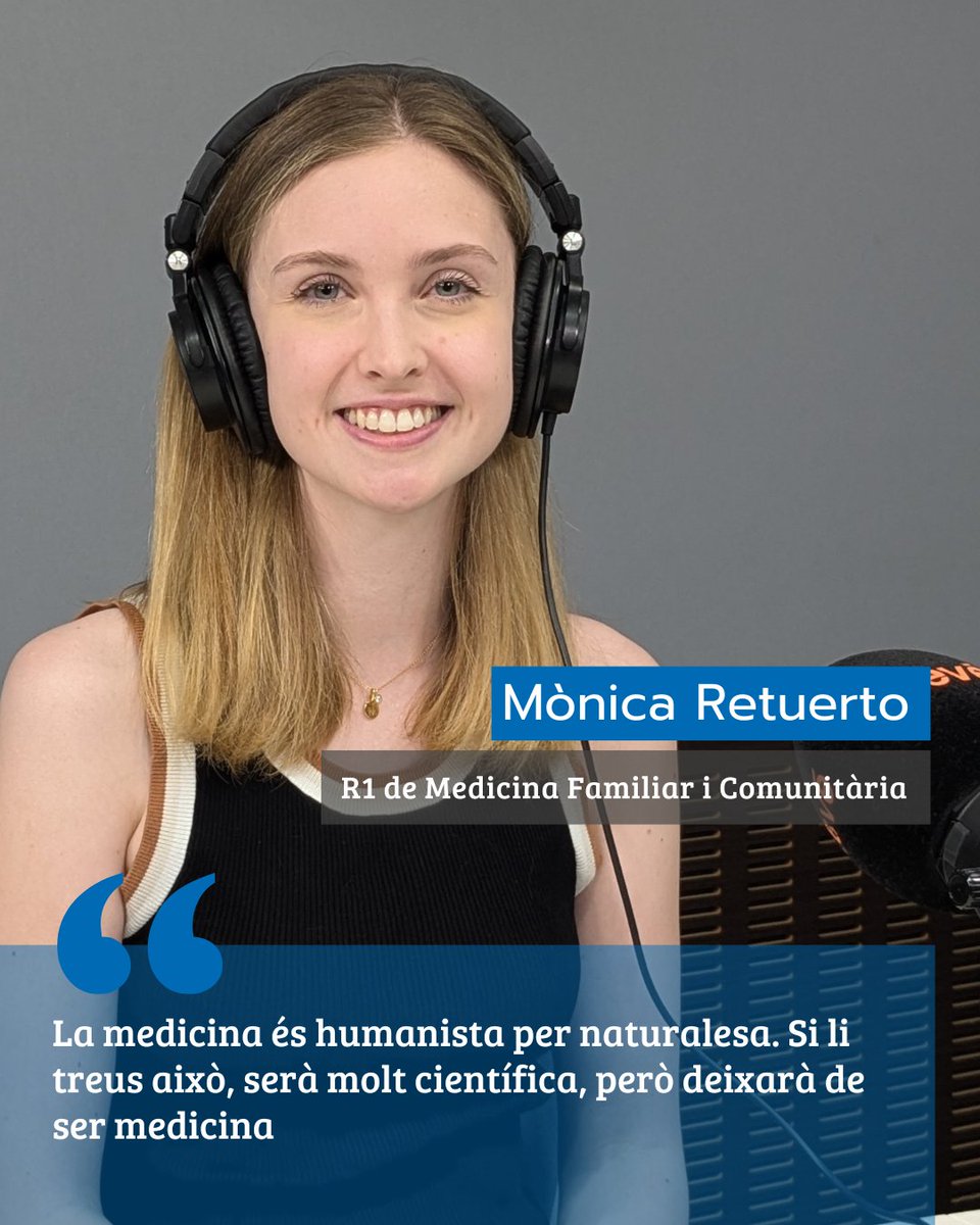 COMBarcelona's tweet photo. 💬Parlem amb la metgessa Mònica Retuerto, que acaba de començar la residència de Medicina Familiar i Comunitària (@HospitalSantPau @primariaicscat) i que ens transmet, en una entrevista, reflexions que traspuen il·lusió i molta vocació👉https://t.co/pDCZcv92Hr
#EntrevistesCoMB https://t.co/4q9cvUkOtL