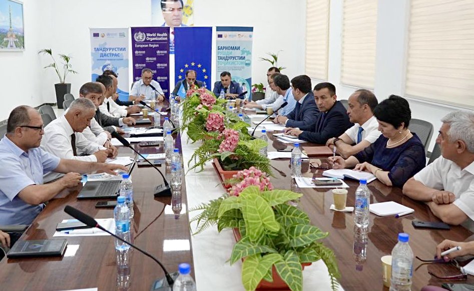 ilker dastan (@idastan) on Twitter photo #SughdPilot in 🇹🇯: MoH, MoF, <a href="/WHO_Europe/">WHO/Europe</a>, <a href="/WorldBank/">World Bank</a> & Millati Solim met on July 2 to review progress & tackle challenges in #Tajikistan’s health financing reform.
Backed by 🇪🇺 & #UHCP, the pilot aims to boost PHC autonomy & efficiency.
#EU #PHC #UHC #HealthFinancing #Tajikistan #SughdPilot in 🇹🇯: MoH, MoF, <a href="/WHO_Europe/">WHO/Europe</a>, <a href="/WorldBank/">World Bank</a> & Millati Solim met on July 2 to review progress & tackle challenges in #Tajikistan’s health financing reform.
Backed by 🇪🇺 & #UHCP, the pilot aims to boost PHC autonomy & efficiency.
#EU #PHC #UHC #HealthFinancing #Tajikistan