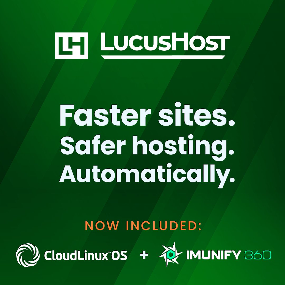 imunify360's tweet photo. The CloudLinux VPS Bundle Program now includes @LucusHost , helping them deliver powerful, cost-efficient hosting with up to 55% savings for their customers 🚀
🔗 Join the VPS Bundle Program: https://t.co/o7sdMu0Qeb
#Imunify360 #CloudLinux #VPSHosting #WebSecurity https://t.co/yw8ZkNnCEt