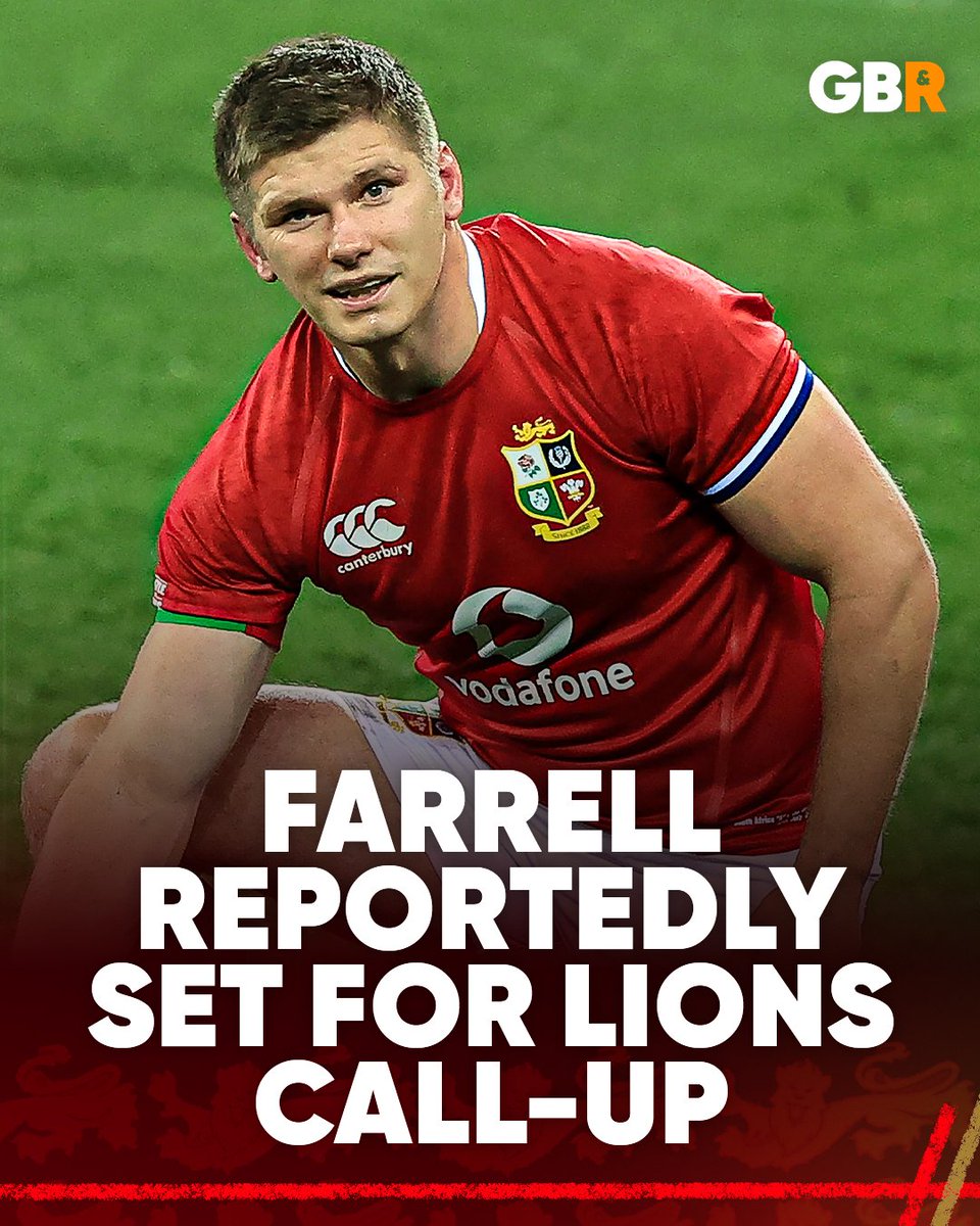 The Good, The Bad & The Rugby (@goodbadrugby) on Twitter photo BREAKING: Owen Farrell to be called up to Lions squad
The veteran of three tours, and son of head coach, Andy, could be set to fill in the boots for Elliot Daly with immediate effect after the full-back suffered a suspected broken arm.
Source: The Telegraph
#GBR5 #Lions2025 BREAKING: Owen Farrell to be called up to Lions squad
The veteran of three tours, and son of head coach, Andy, could be set to fill in the boots for Elliot Daly with immediate effect after the full-back suffered a suspected broken arm.
Source: The Telegraph
#GBR5 #Lions2025