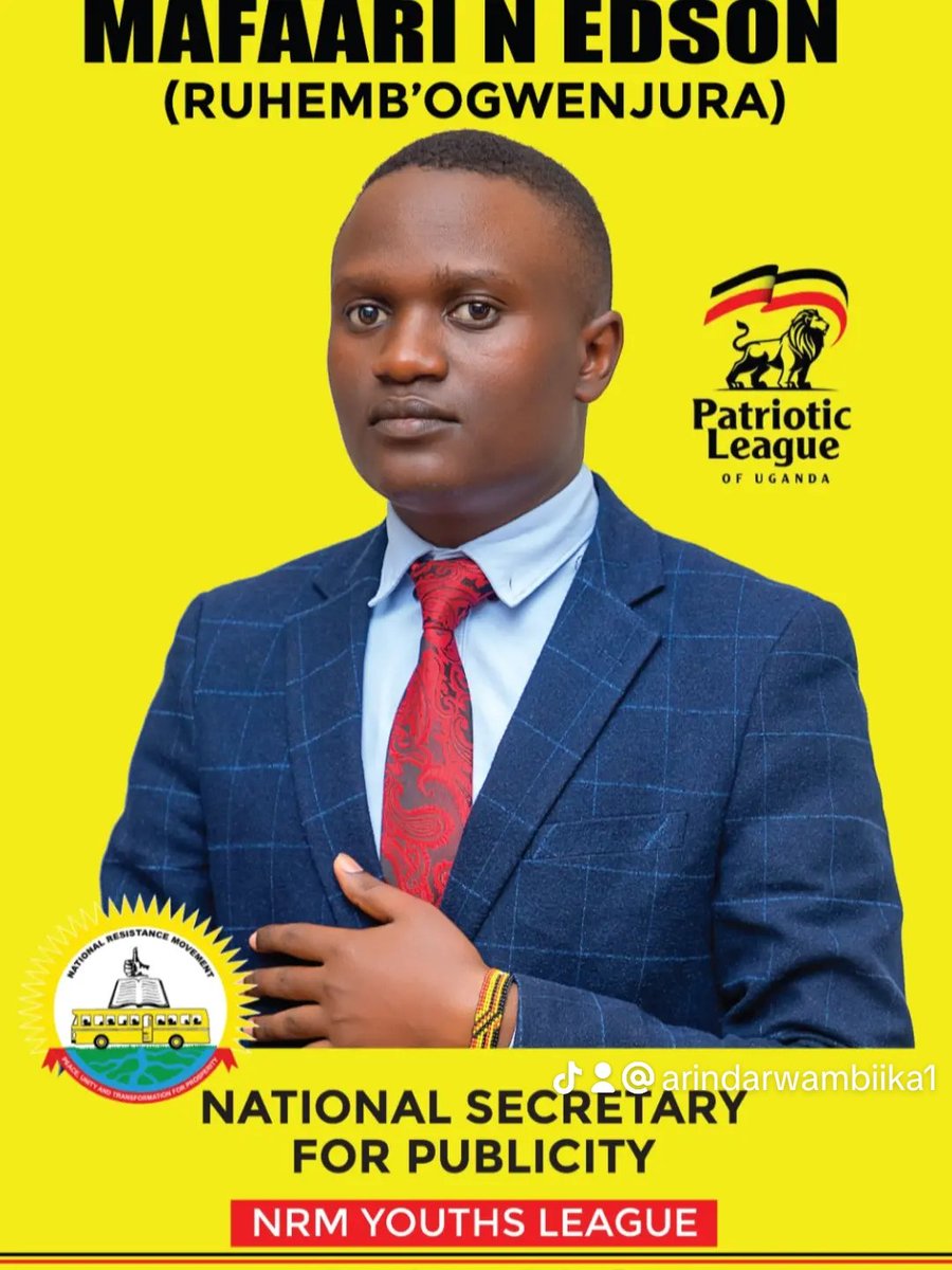 SSssebunya's tweet photo. The future belongs to the youth of Uganda. To all our PLU comrades, I wish you good luck! Let’s champion the transition within the NRM! https://t.co/k5cUzqbDyQ