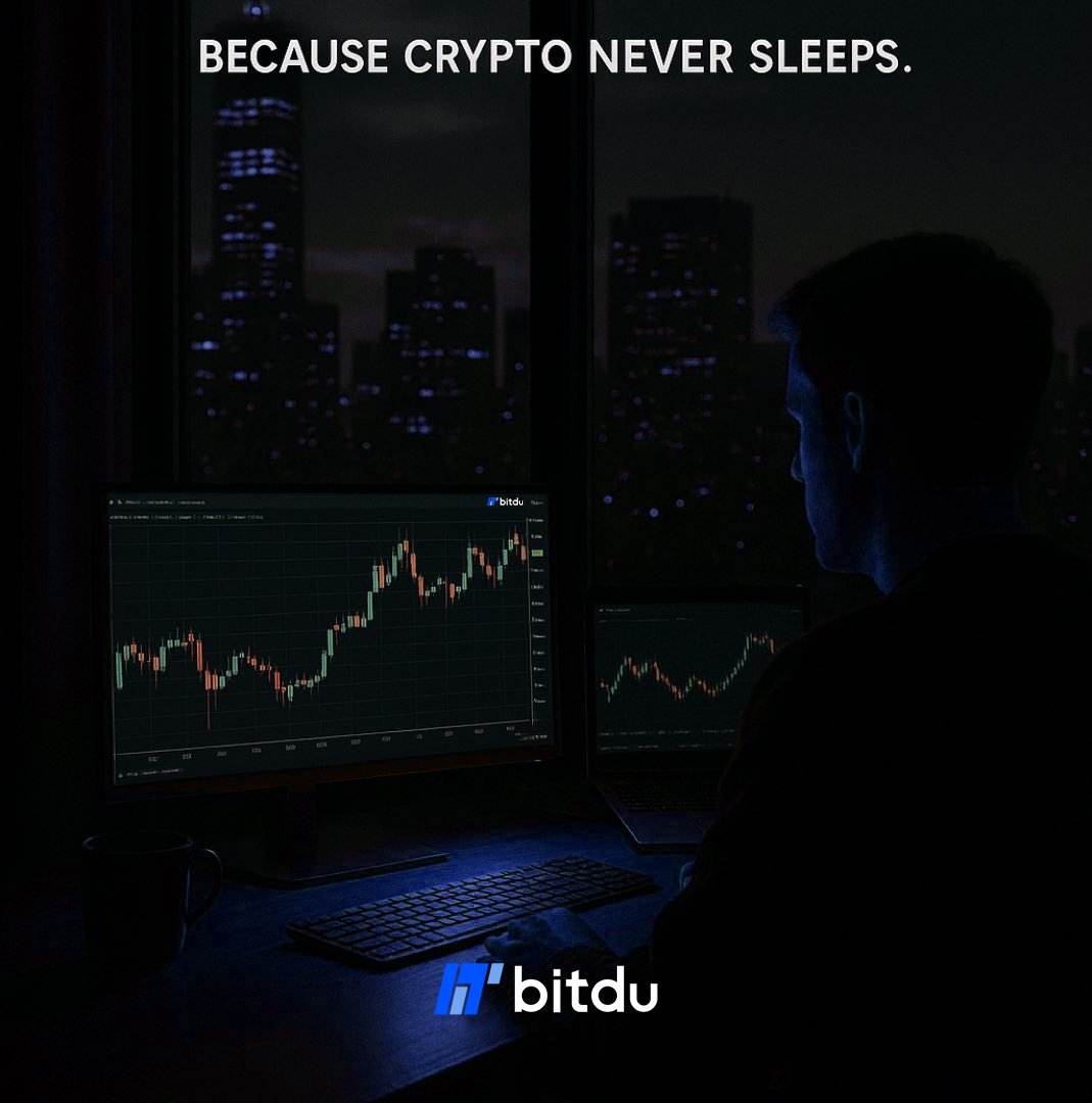 Bitdu_Exchange's tweet image. 🌙 While the world sleeps, crypto moves.

And so do we.

 Trade 24/7 on Bitdu — because crypto never sleeps.

#Bitdu #CryptoNeverSleeps #NightTrader #Web3