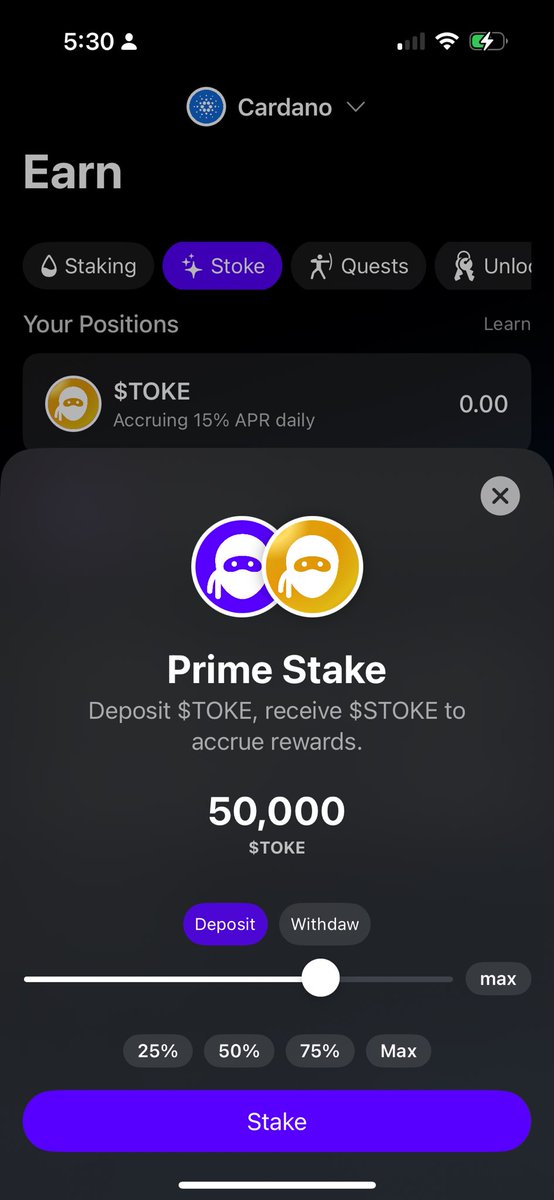 MagicFlow's tweet image. I’ll definitely be staking my $TOKE next week… if there is room. Will you? 🚀 Rewards via staking on @Tokeo_io entering final release phase. 🥷