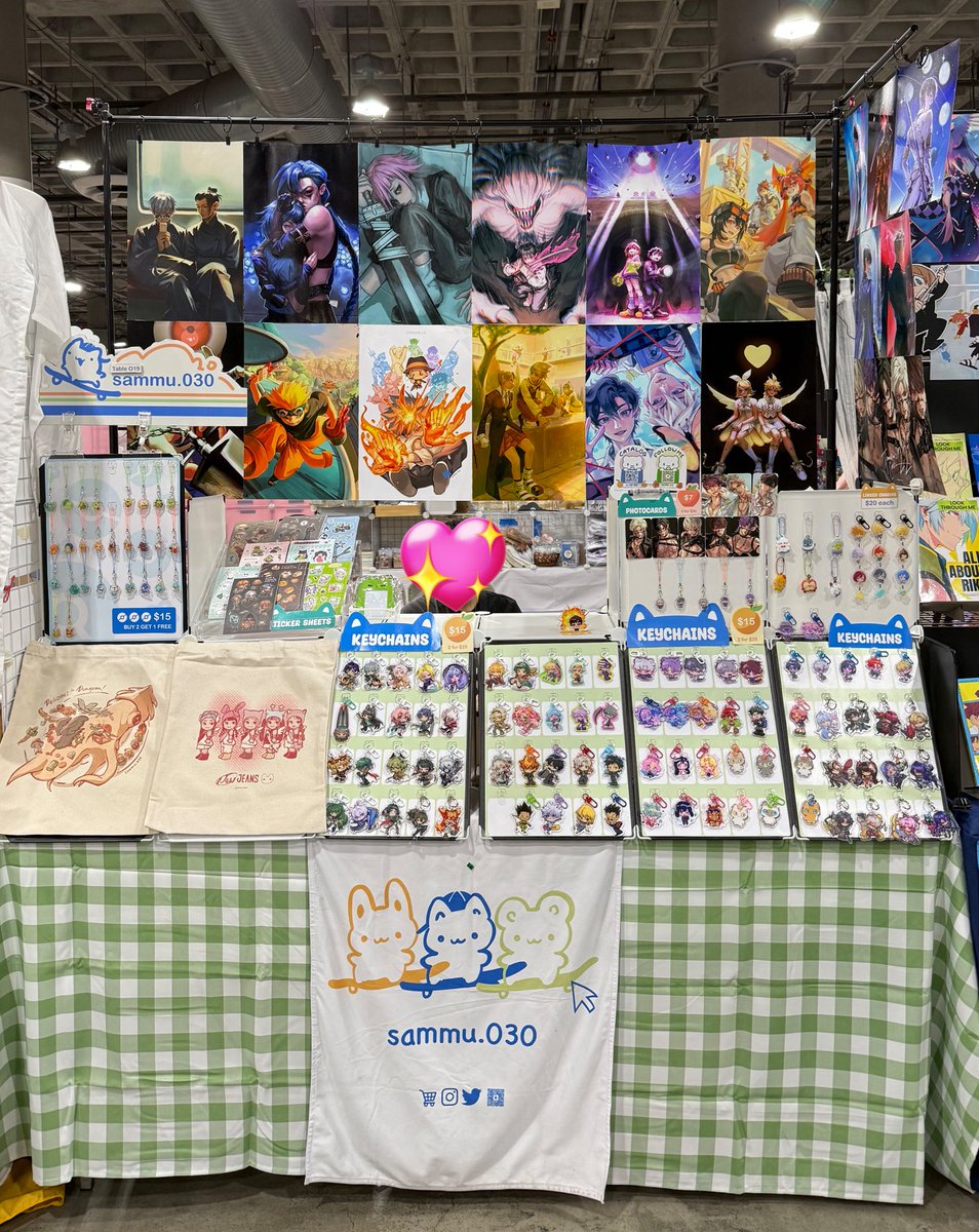 sammu_030's tweet image. AX Table O19 #AnimeExpo #AX2025ArtistAlley
