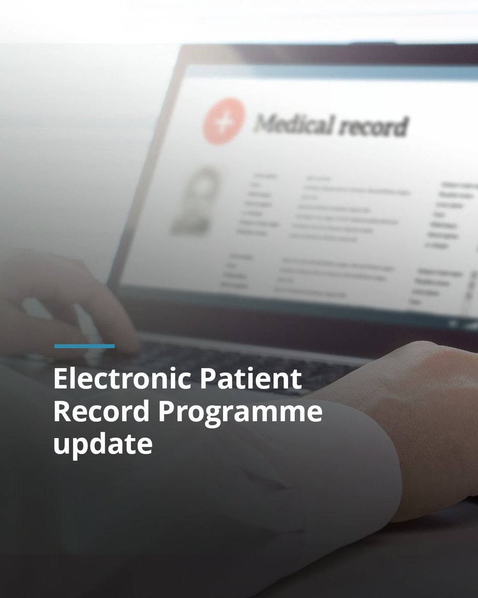 Health &amp; Social Care is providing an update on the Electronic Patient Record Programme.

To read the statement in full, go to: gov.gg/electronic-pat…