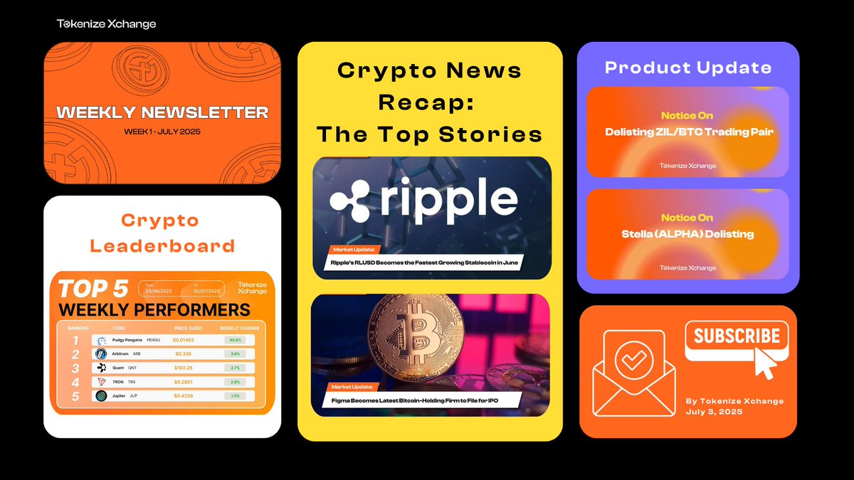 💼 This Week in Crypto: What Smart Traders Are Watching
Stay sharp with trends, analysis &amp; our top picks of the week.

Open now: hubs.la/Q03vLlbr0

#Tokenizexchange #cryptoupdate