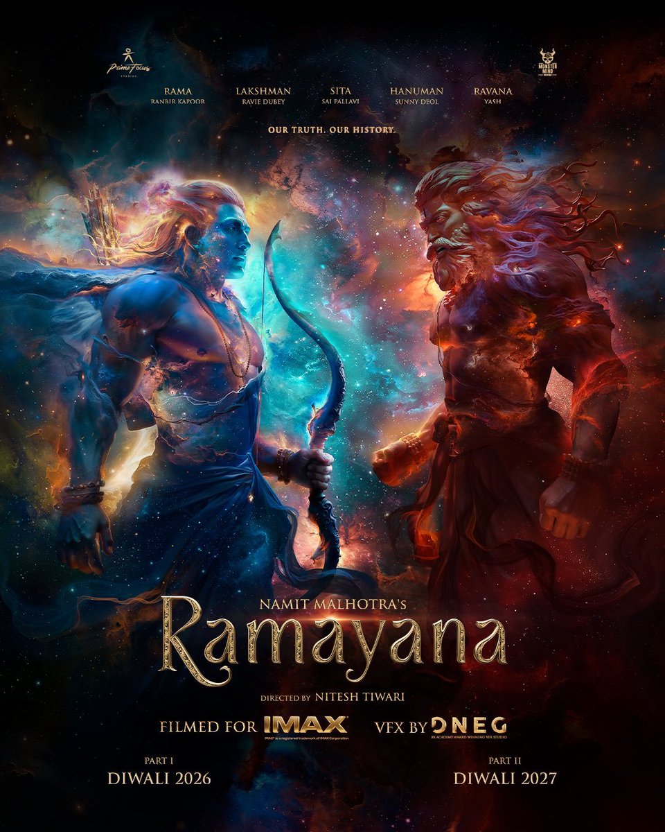 Witness the IMMORTAL story of Rama vs. Ravana 🏹

 #Ramayana #RamayanaByNamitMalhotra