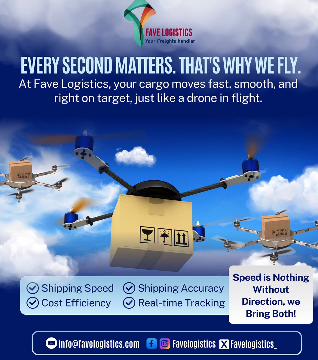 favelogistics_'s tweet photo. We don’t just move packages, we move fast, with precision and the reliability you can trust. Fave Logistics, where speed meets service.
.
.
.
.
#freightservices #logisticspro #fastdelivery #safehandling #supplychain #shippingcompany #freightforwarding #ontheroad #deliveryexpert https://t.co/0suCtfmWdr