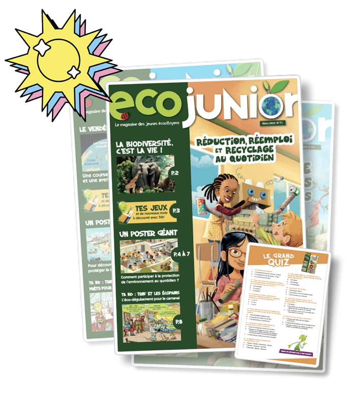 Citéo c'est un magazine sur le développement durable 3 fois l'année dans votre classe et en 28 exemplaires et c'est GRATUIT v2.citeo.com/magazine-ecoju…