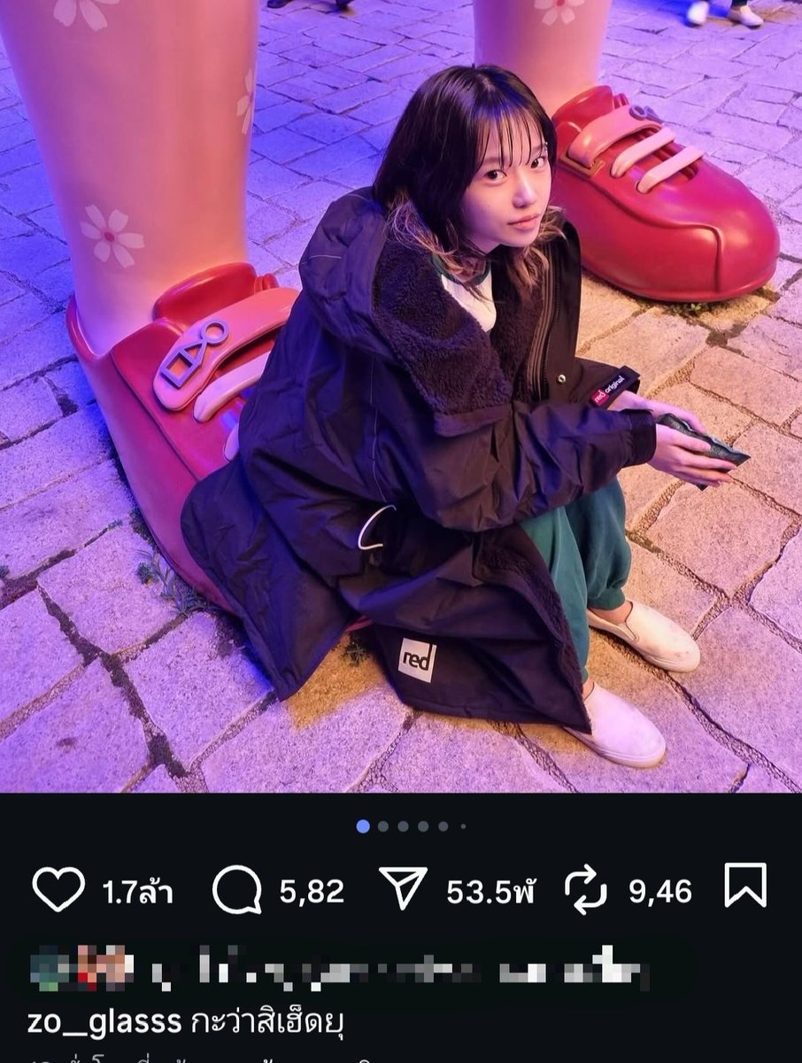 Poptrait's tweet image. ลองกดแปลแคปชั่นIG...
เจ้าคนไส?🤔