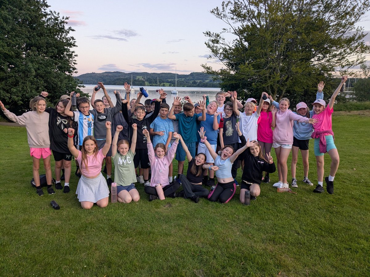 We had a busy first day.. and a late first night.. but we're all up, ready and excited for our second day at the lakes. 
Mountain rescue, mini golf, a river cruise and train rides are on today's schedule. ⛰️🏌️‍♀️⛴️🚂 #y6residential #thelakedistrict2025 #copleyopportunity