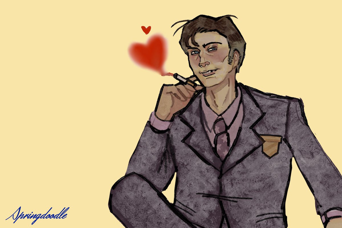 Springdoodle's tweet image. He had to be pfp worthy im sorry #fanart #fnaf #FiveNightsAtFreddys