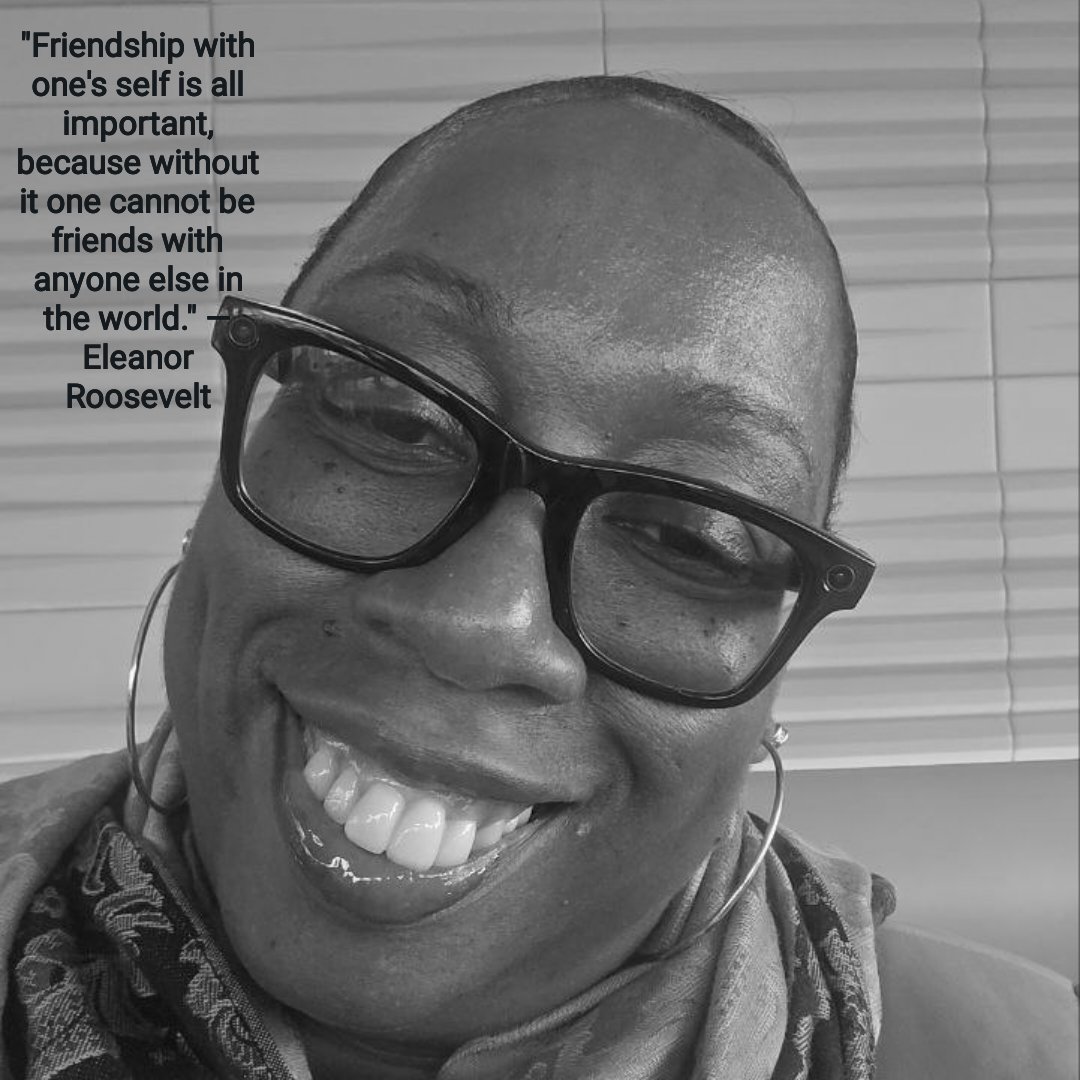 Friendship with yourself....