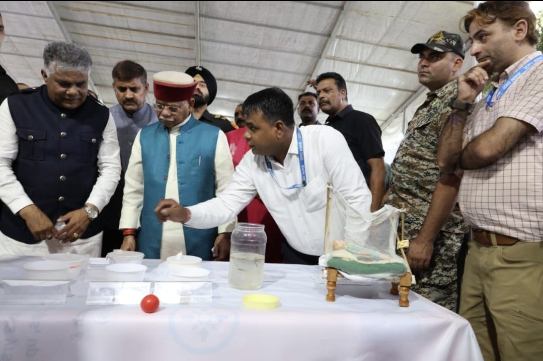 ICMR - NIMR (@nimr_delhi) on Twitter photo Chief Guest Governor of Himachal Pradesh at the Exhibition Atmanirbhar Bharat at Dharmsala, visited the ICMR Stall and interacted with Scientists and Officers. The Chief Guest was informed about the working of ICMR in Health Research <a href="/ICMRDELHI/">ICMR</a> <a href="/MoHFW_INDIA/">Ministry of Health</a> <a href="/DeptHealthRes/">Department of Health Research, MoHFW</a> Chief Guest Governor of Himachal Pradesh at the Exhibition Atmanirbhar Bharat at Dharmsala, visited the ICMR Stall and interacted with Scientists and Officers. The Chief Guest was informed about the working of ICMR in Health Research <a href="/ICMRDELHI/">ICMR</a> <a href="/MoHFW_INDIA/">Ministry of Health</a> <a href="/DeptHealthRes/">Department of Health Research, MoHFW</a>