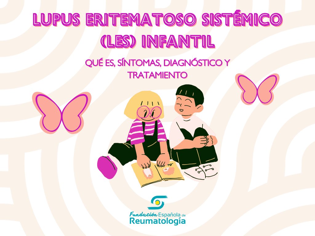 🆕 ¡Nuevo contenido en Inforeuma!

🦋 Lupus eritematoso sistémico (#LES) Infantil:
¿Qué es? ¿Qué síntomas presenta? ¿Cómo se diagnostica y trata?

Estas y otras preguntas, respondidas en este nuevo apartado de la web. 🔗 inforeuma.com/enfermedades-r…