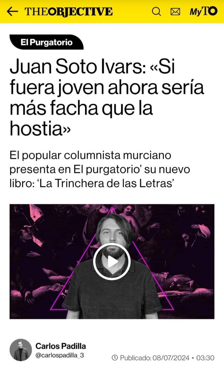 Ahora eres cuarentañero y más facha que la hostia.