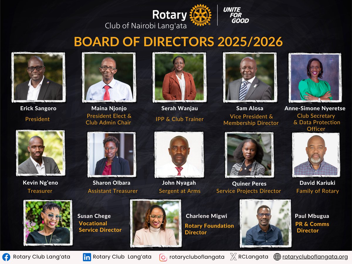Rotary Club of Nairobi-Lang'ata tweet media