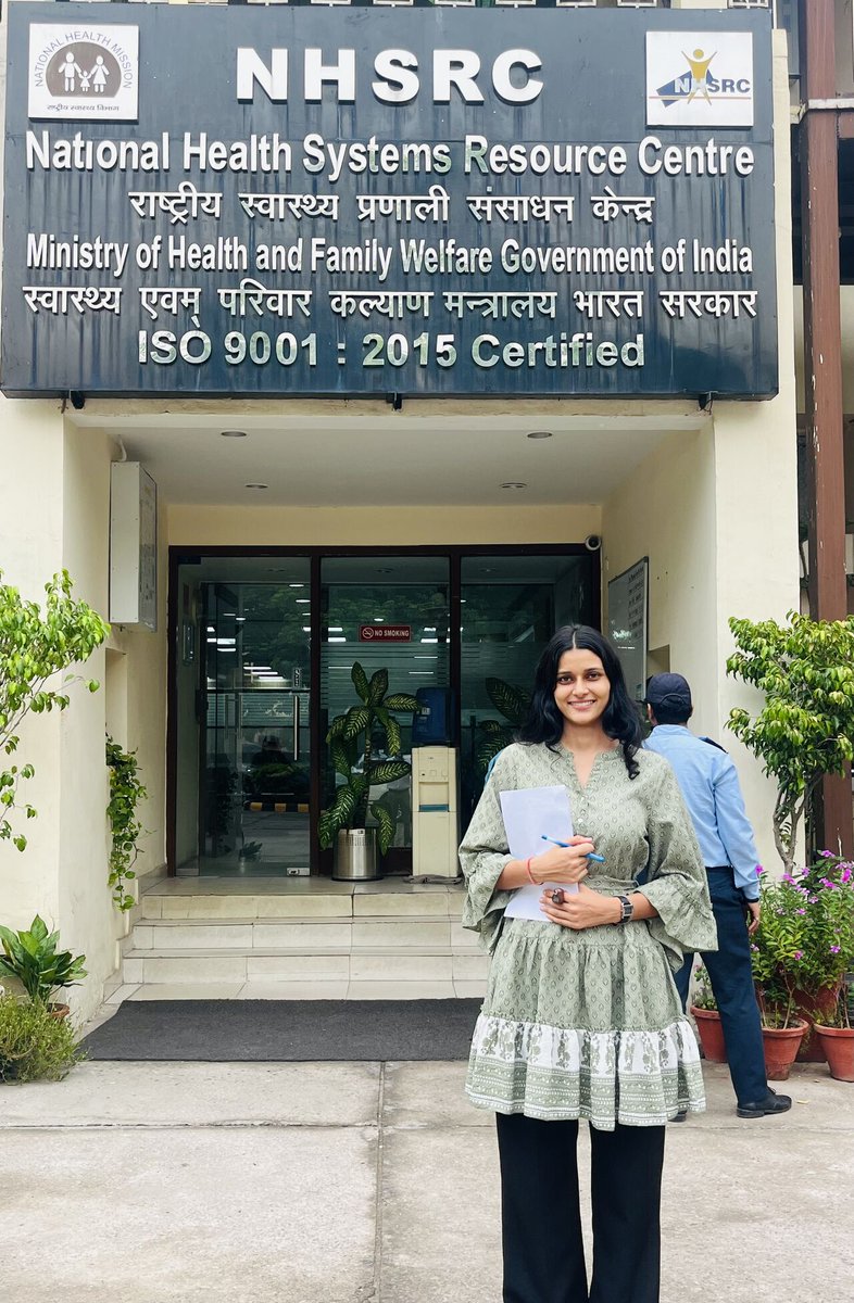 IIHMR Delhi (@iihmrdelhi) on Twitter photo Proud to see our student, Suman Dhankar, making a real impact during her internship at NHSRC.
Her pivotal work on the National NCD Program Portal reflects our commitment to building the healthcare leaders of tomorrow.
Thank you, <a href="/NHSRCINDIA/">National Health Systems Resource Centre</a> , for the collaboration! Proud to see our student, Suman Dhankar, making a real impact during her internship at NHSRC.
Her pivotal work on the National NCD Program Portal reflects our commitment to building the healthcare leaders of tomorrow.
Thank you, <a href="/NHSRCINDIA/">National Health Systems Resource Centre</a> , for the collaboration!