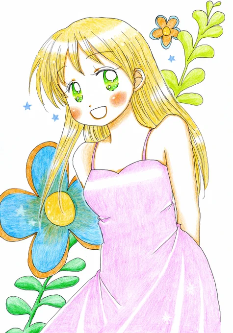 お絵描きです。 #イラスト