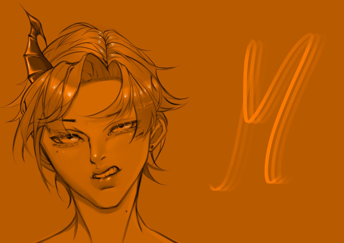 Azureletter's tweet image. Even as a beginner, I&apos;ve always preferred thick lineart over scratchy, disconnected thin lines. It adds more depth imo😅
#ArtistsonX #Digitalart #OC #Artshare