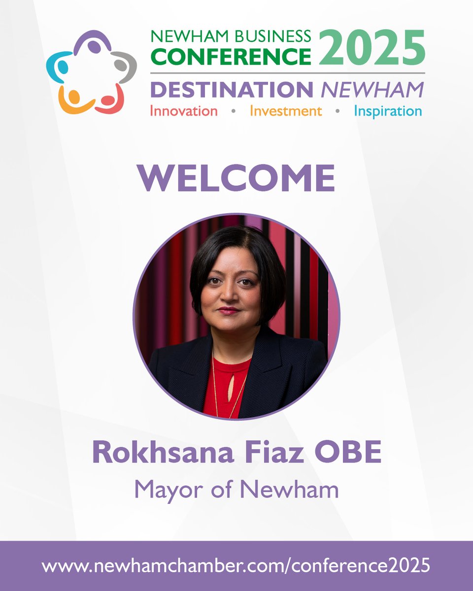 newhamchamber's tweet photo. With only 1 week to go, have you booked your tickets
Building on the success of Newham’s previous conferences, this year’s Conference is bigger and better.
For more information visit: https://t.co/yC7qveWfFb
#newham #nbc25 #conference #innovation #investment #inspiration https://t.co/vKRWvxS2ci