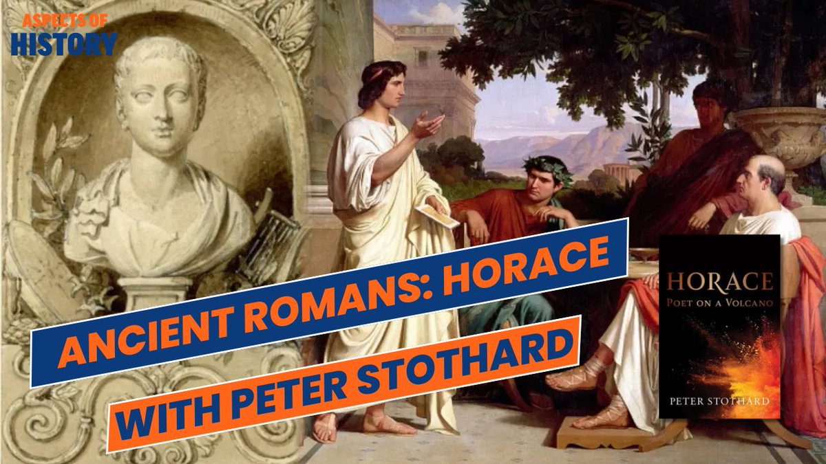 Aspects of History (@aspectshistory) on Twitter photo Podcast:
Horace with <a href="/PeterStothard1/">Peter Stothard</a>
The life of the Roman poet
<a href="/YaleBooks/">Yale University Press London 📖</a> Podcast:
Horace with <a href="/PeterStothard1/">Peter Stothard</a>
The life of the Roman poet
<a href="/YaleBooks/">Yale University Press London 📖</a>