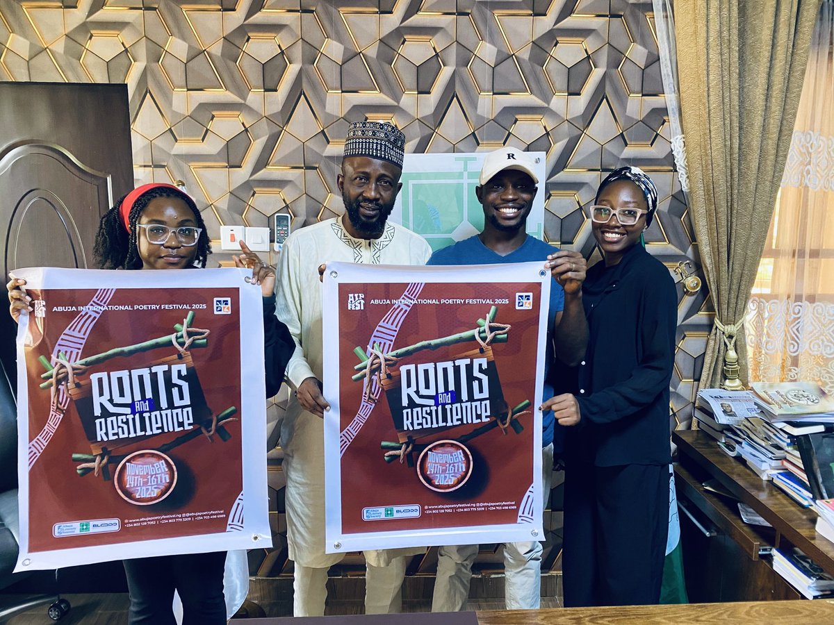 michael_imossan's tweet image. It was wonderful meeting with the president of the Association of Nigerian Authors (ANA) yesterday, alongside other members of the Narara Creative team for discussions concerning the second edition of the Abuja International Poetry Festival (AIPFEST)