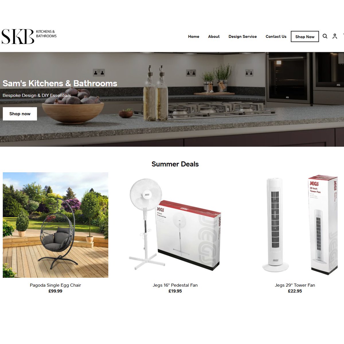 Lots of HOT Summer Deals are available in store and on our website! 

SamsKitchensandBathrooms.co.uk 

SKB, South Road, Harlow, CM20 2BS

#Summer #Harlow #Deals #Fans #Garden