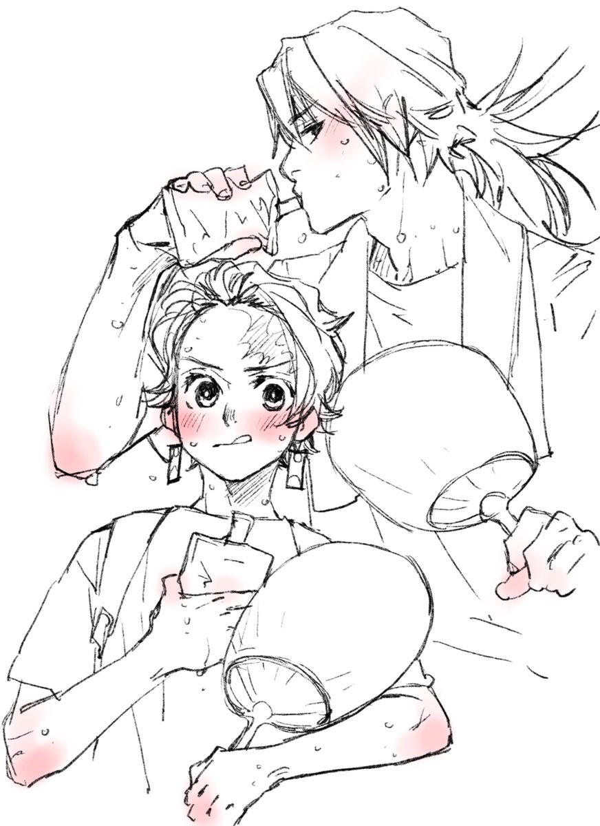 暑そうなのも🥵
(過去絵より) 