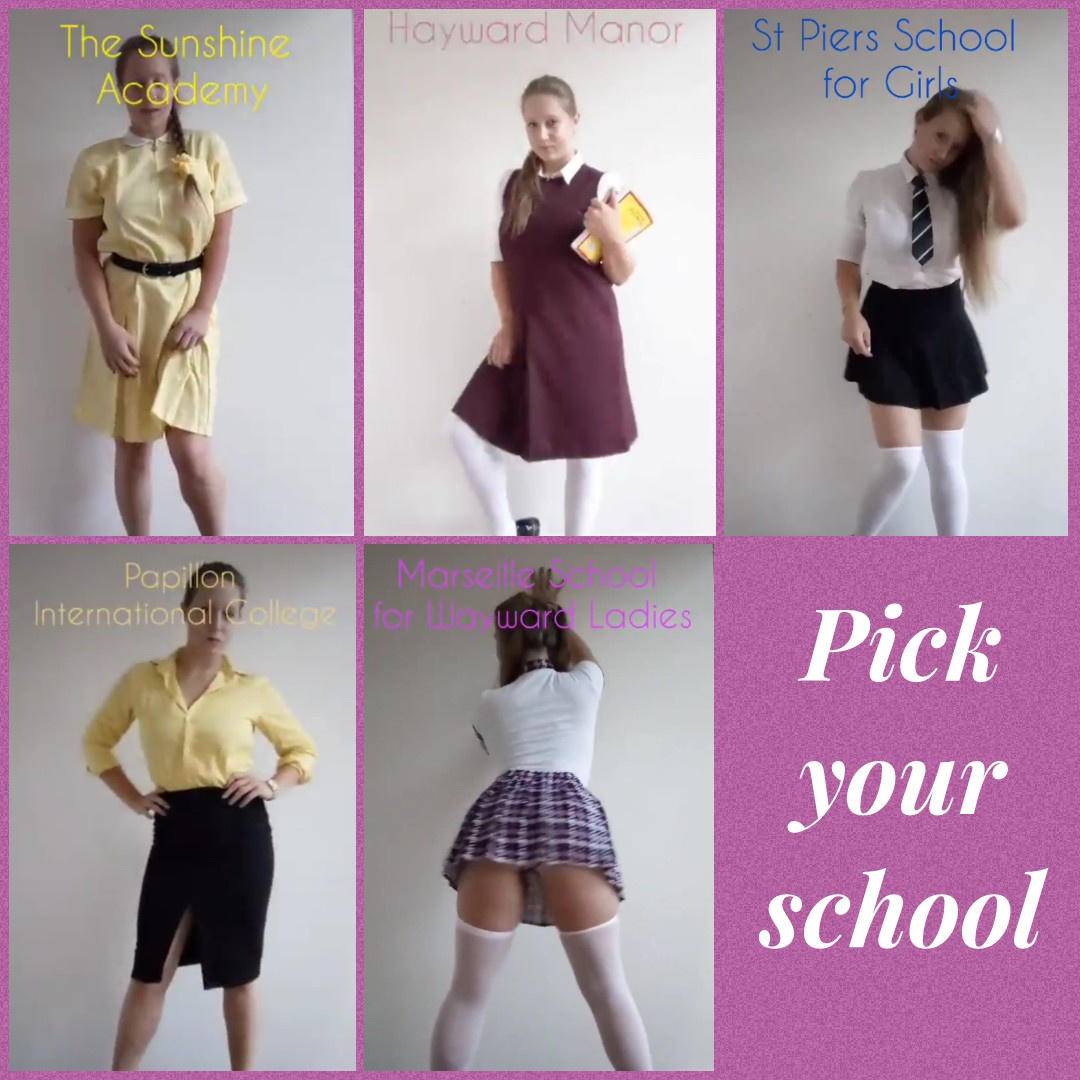 Role plays can be such fun, school girl is definitely a personal favourite of mine. Do you dream of being bullied by the HeadGirl?