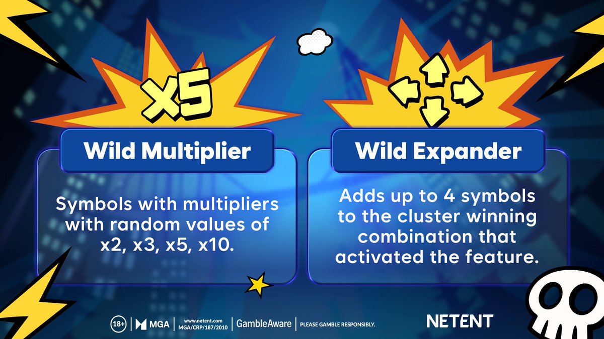 NetEntOfficial's tweet image. Cornered? Good. That’s where the Wilds hit hardest. 👣 💥
Multipliers. Upgrades. Expansions. Cash Prizes.
Every feature’s a plot twist in Jack Hammer™ 4: Chasing the Dragon.
👉 bit.ly/45watvG
#NetEnt #JackHammer4
🔞 GambleAware.org