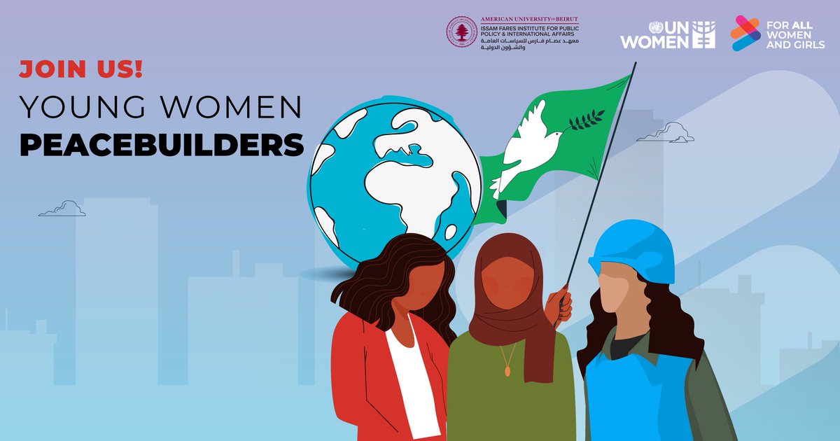 IFI at AUB (@ifi_aub) on Twitter photo 🚨 CALL FOR APPLICATIONS
Are you a young woman (18–35 years old) from the Arab region working in peacebuilding or a youth-led initiative?
Join the 3rd edition of the #YoungWomenPeacebuilders Programme, organized by our Institute and <a href="/unwomenarabic/">UN Women Arabic</a>.
🗓️Deadline: 14 July 2025
🔗 🚨 CALL FOR APPLICATIONS
Are you a young woman (18–35 years old) from the Arab region working in peacebuilding or a youth-led initiative?
Join the 3rd edition of the #YoungWomenPeacebuilders Programme, organized by our Institute and <a href="/unwomenarabic/">UN Women Arabic</a>.
🗓️Deadline: 14 July 2025
🔗