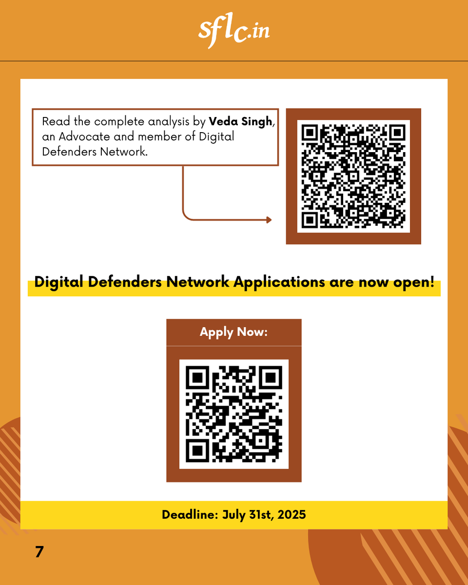 SFLCin's tweet image. Read the complete analysis by Veda Singh,an Advocate and member of Digital Defenders Network.

ddn.sflc.in/blog/ai-and-th…

Digital Defenders Network Applications are now open!

Apply Now: form.sflc.in/sflc-in-ddn/ 

Deadline: July 31st, 2025

#AI #Gigworkers #sflc #gigwork